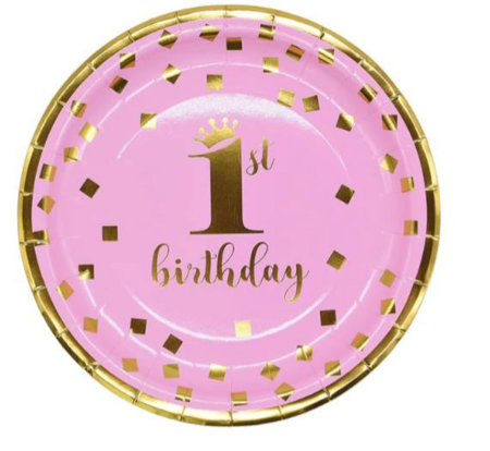 طقم عيد ميلاد السنة لون زهر