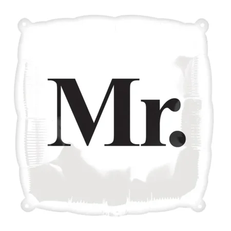 بالونة Mr بشكل مربع
