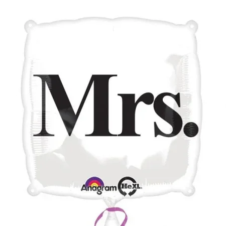 بالونة Mrs بشكل مربع
