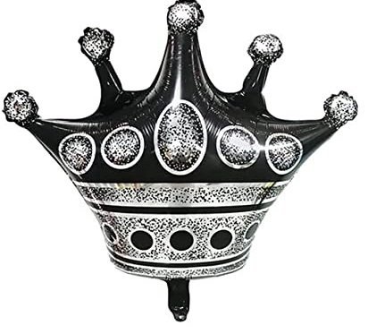 بالونة تاج أسود