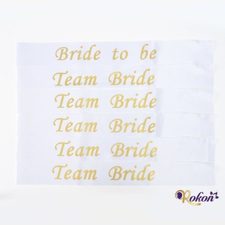 وشاح Bride To Be & Team