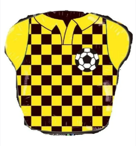 بالونة بلوزة لاعب أزرق وأصفر